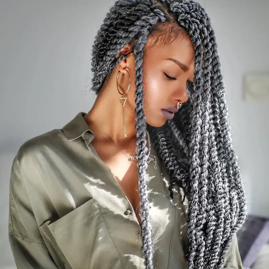 Афрокосы box braids