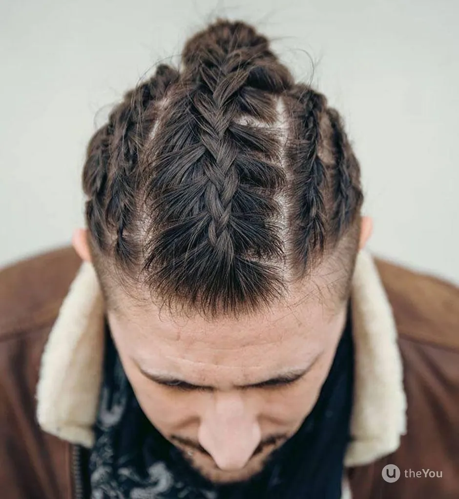 Cornrows braids мужские