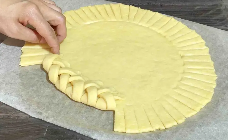 Косичка для пирога
