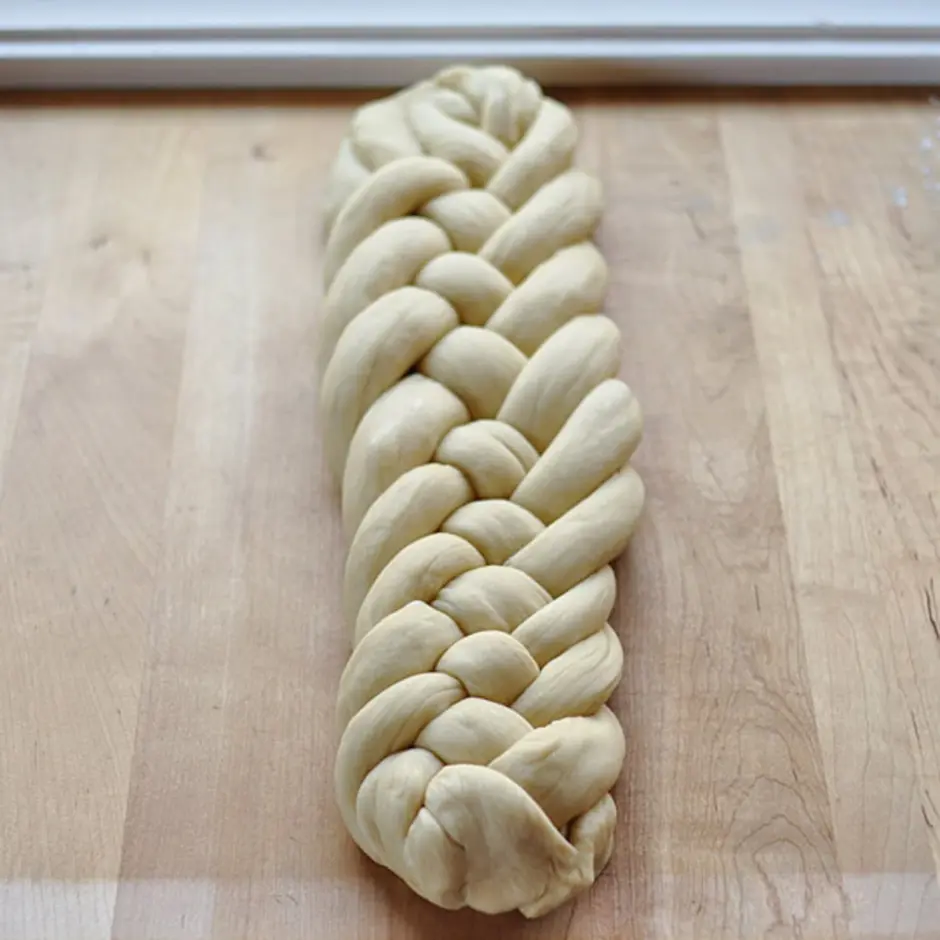 Косичка из теста
