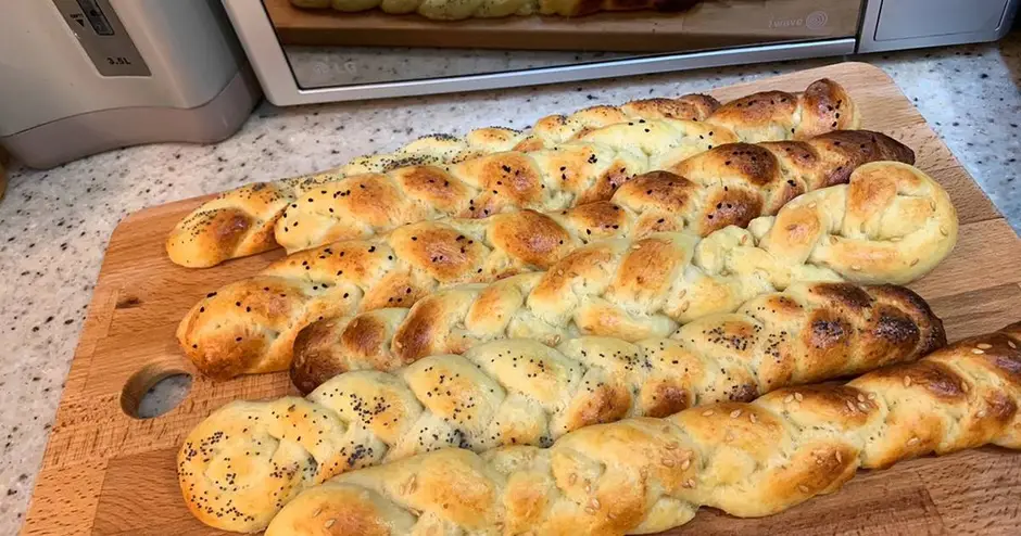 Косичка из теста