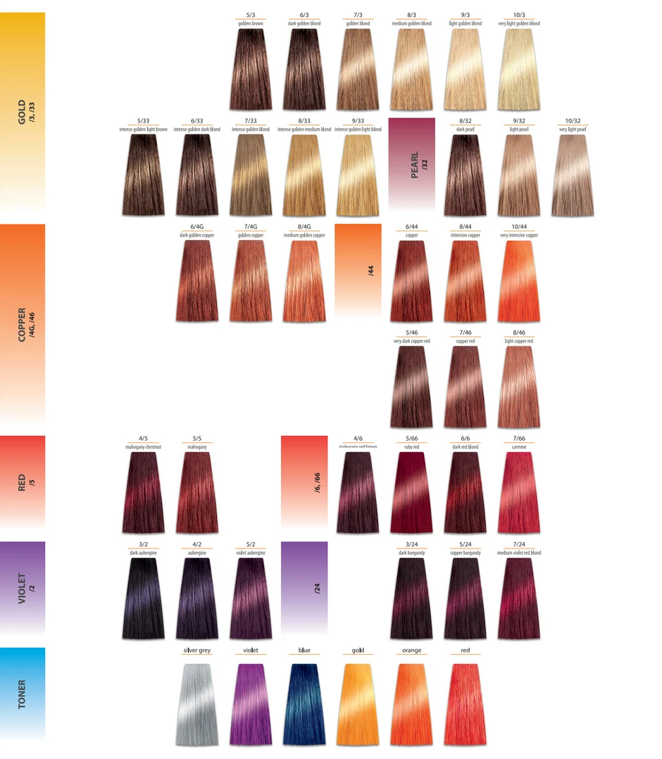 Prosalon professional палитра красок