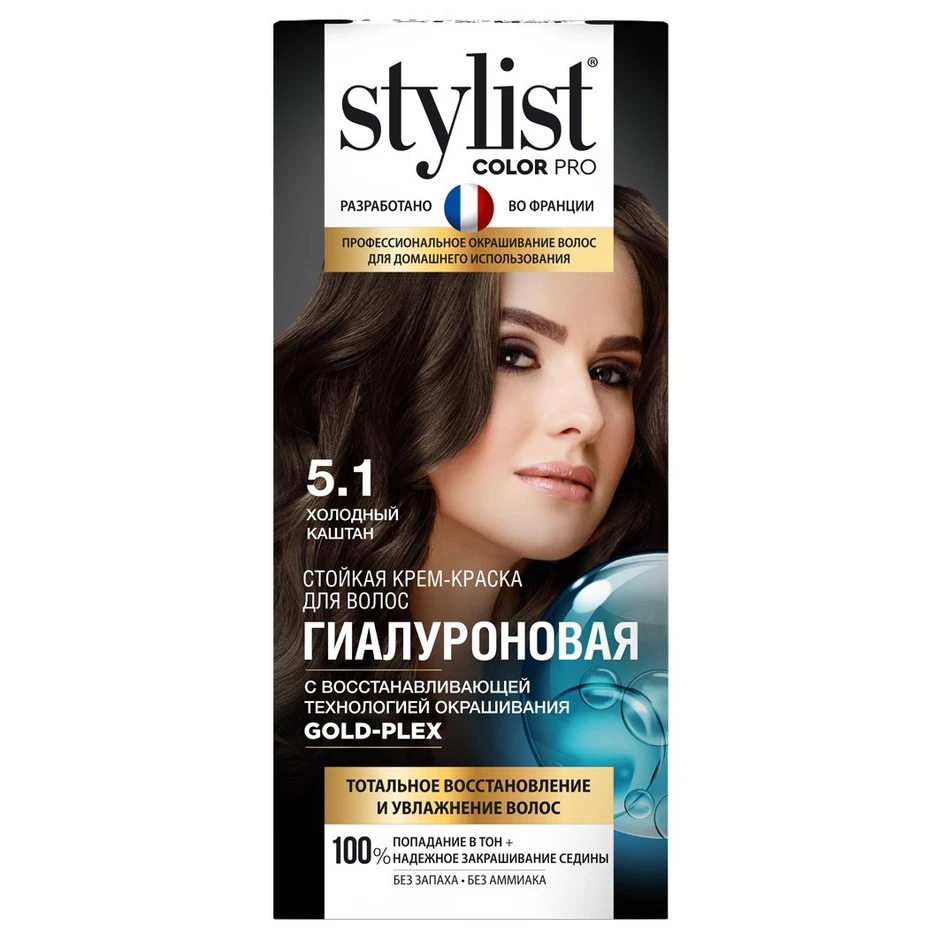 Крем-краска д/волос stylist color pro 115мл 4.0 каштан