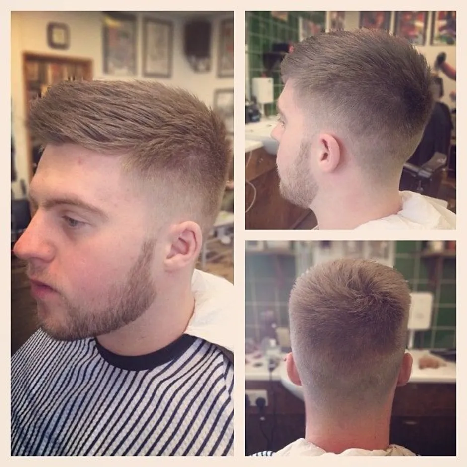 Top-knot fade стрижка