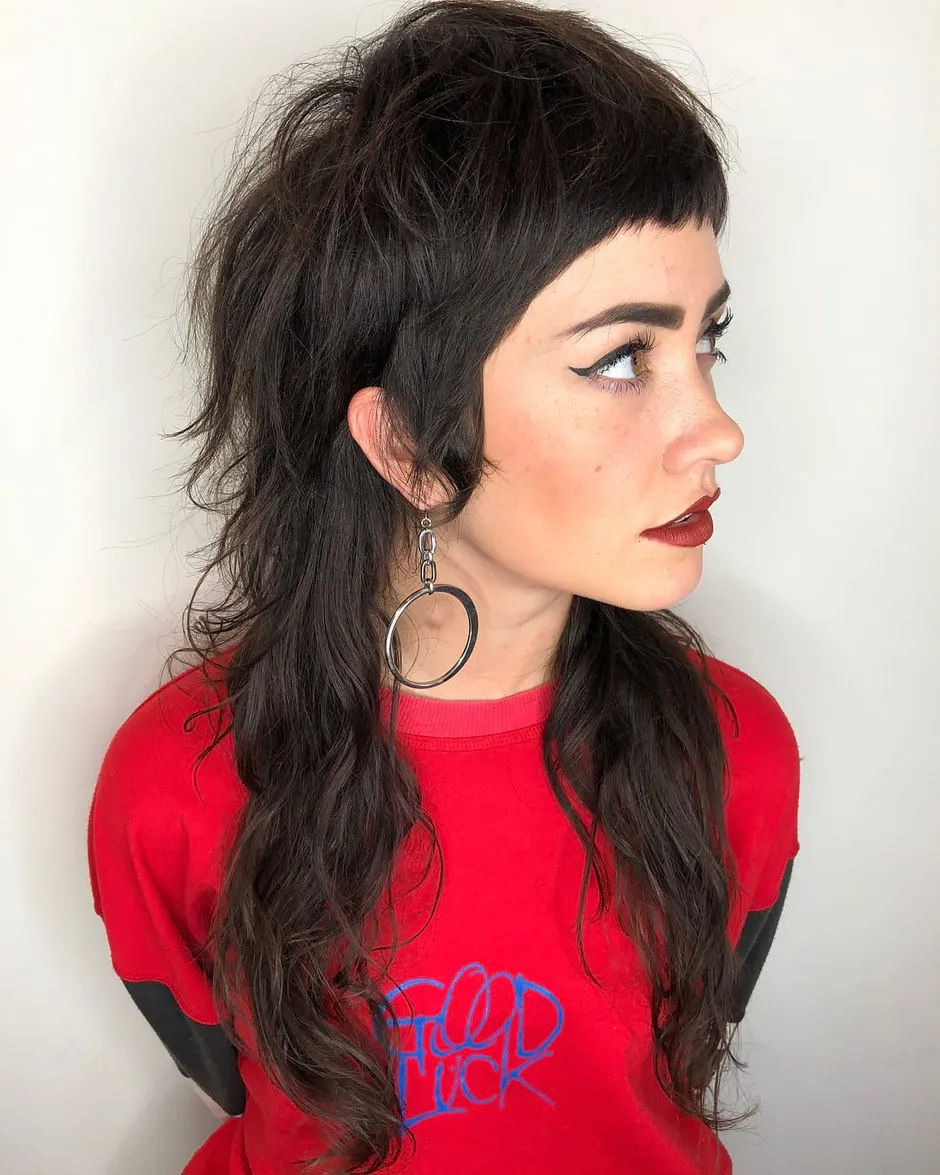 Стрижка «маллет» (mullet)
