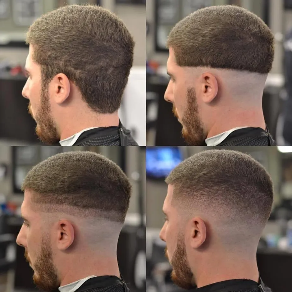 Фейд полубокс barber