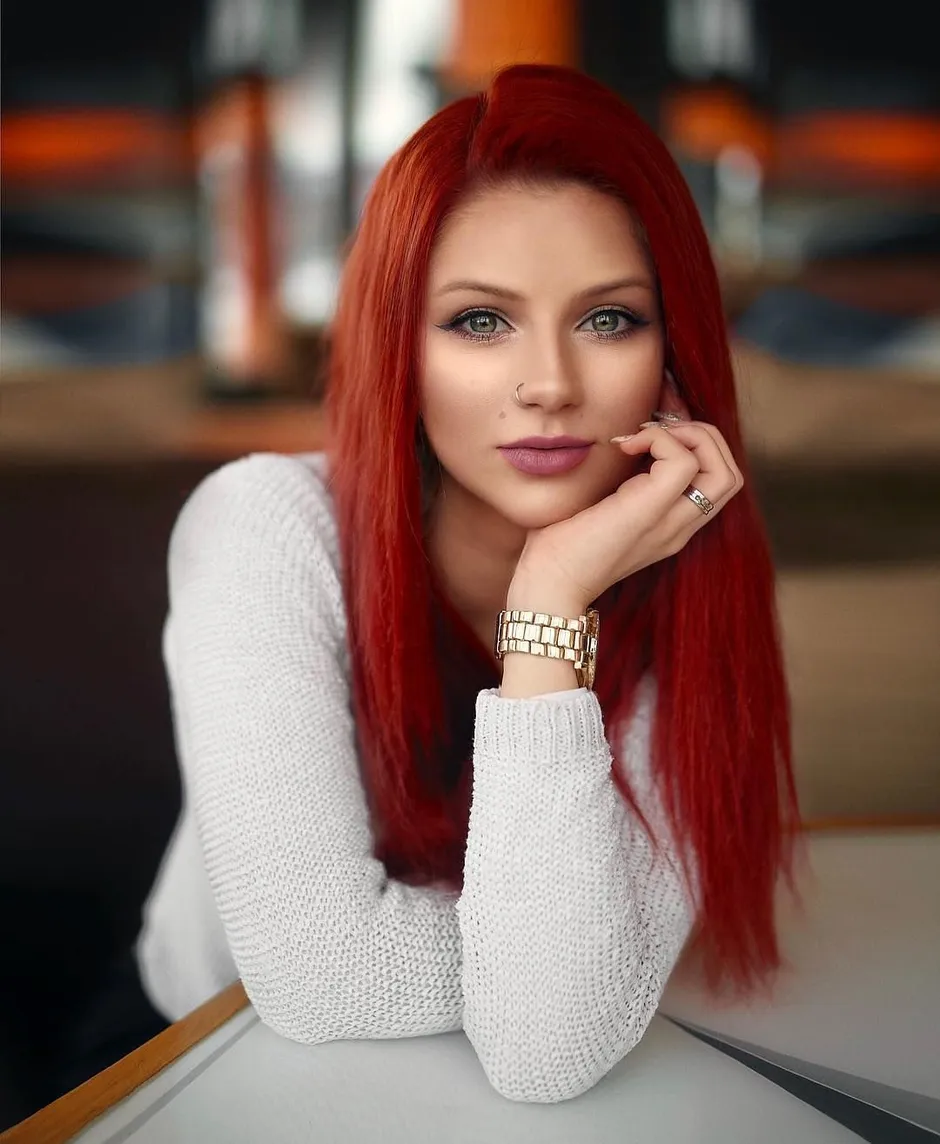 Рыжие цвета волос