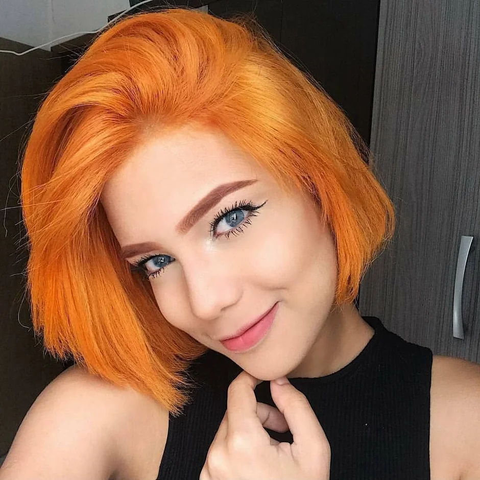 Каре рыжие