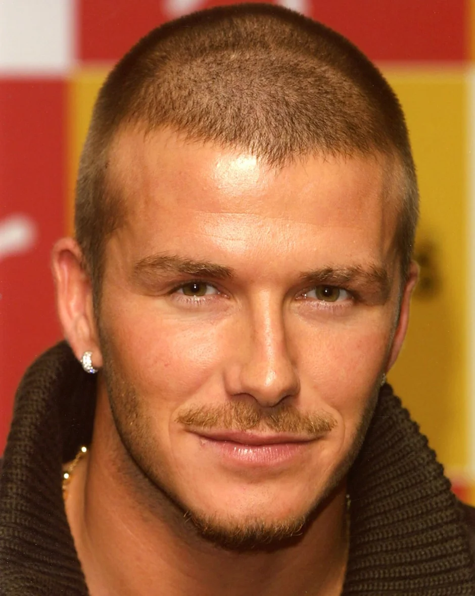 David beckham buzzcut