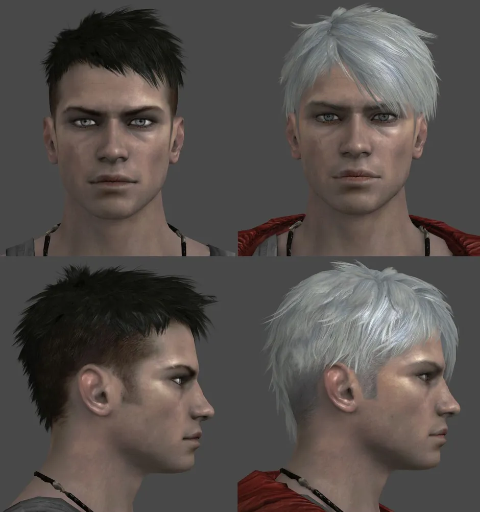 Данте devil may cry прическа