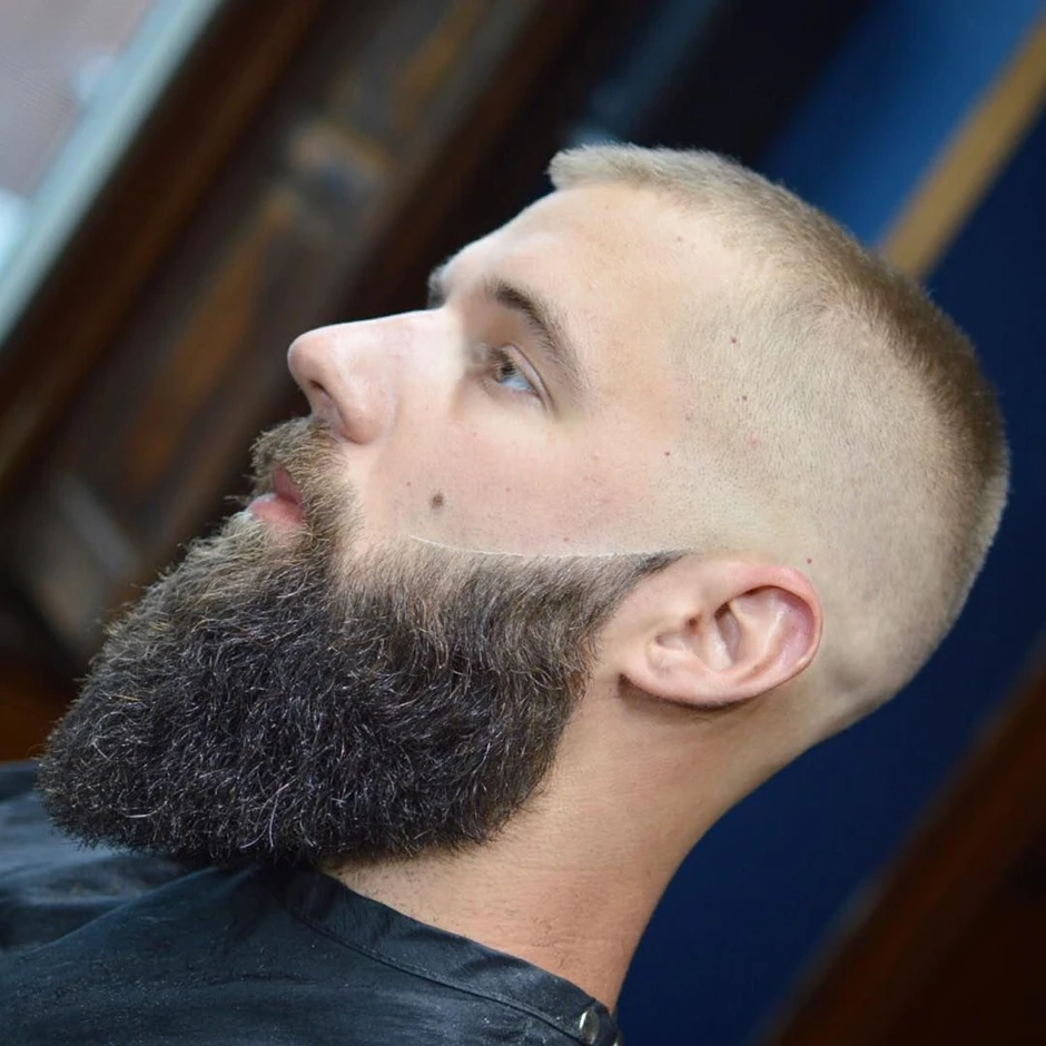 Buzz cut стрижка + щетина