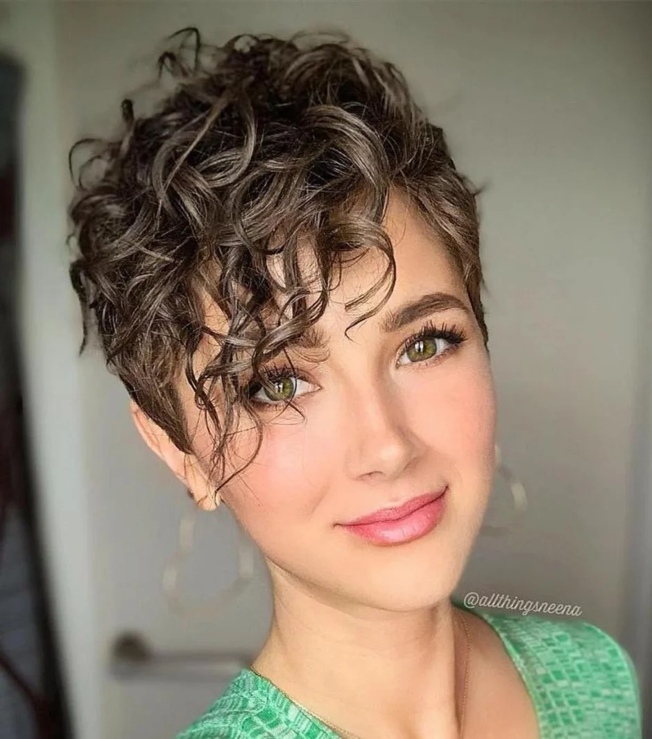 Короткие кудрявые стрижки