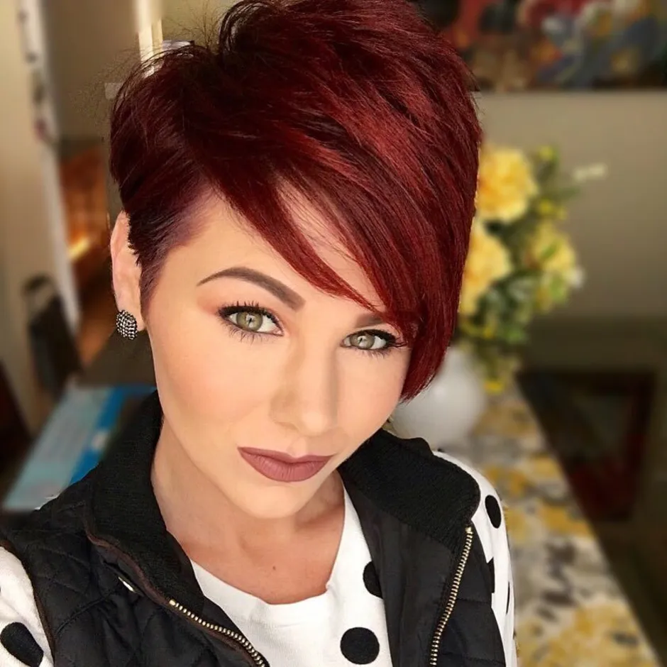 Pixie bob стрижка красный