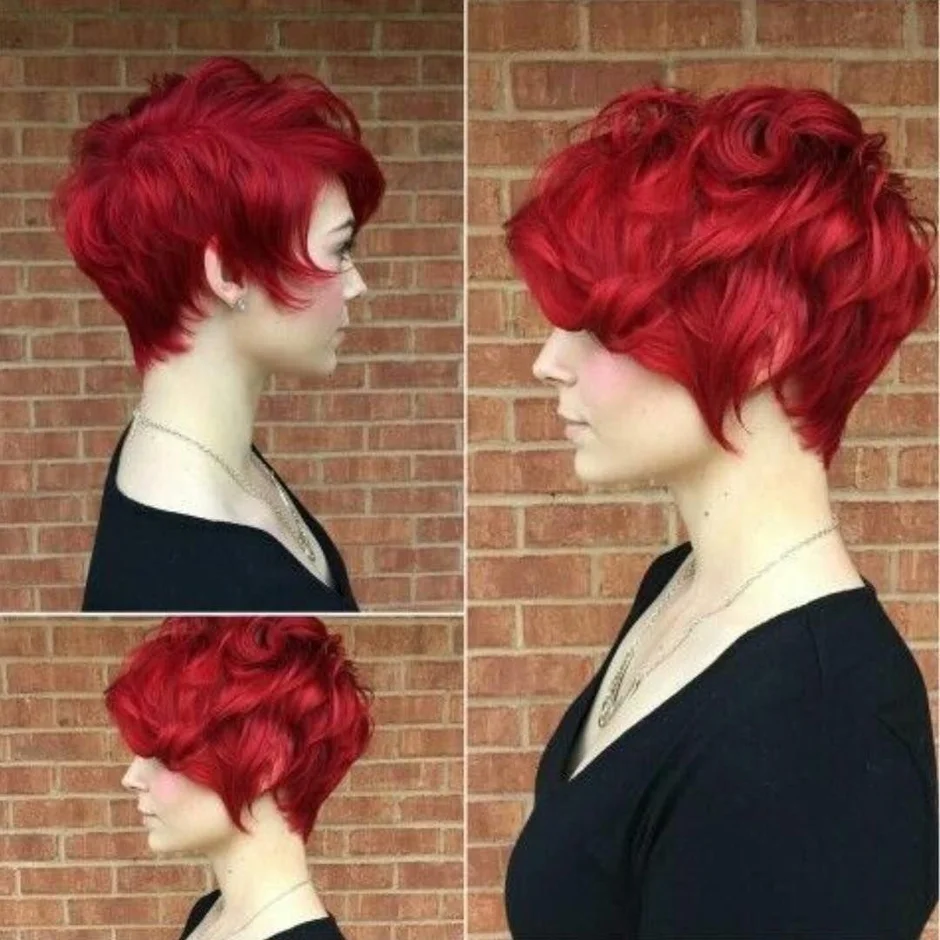 Pixie bob стрижка красный