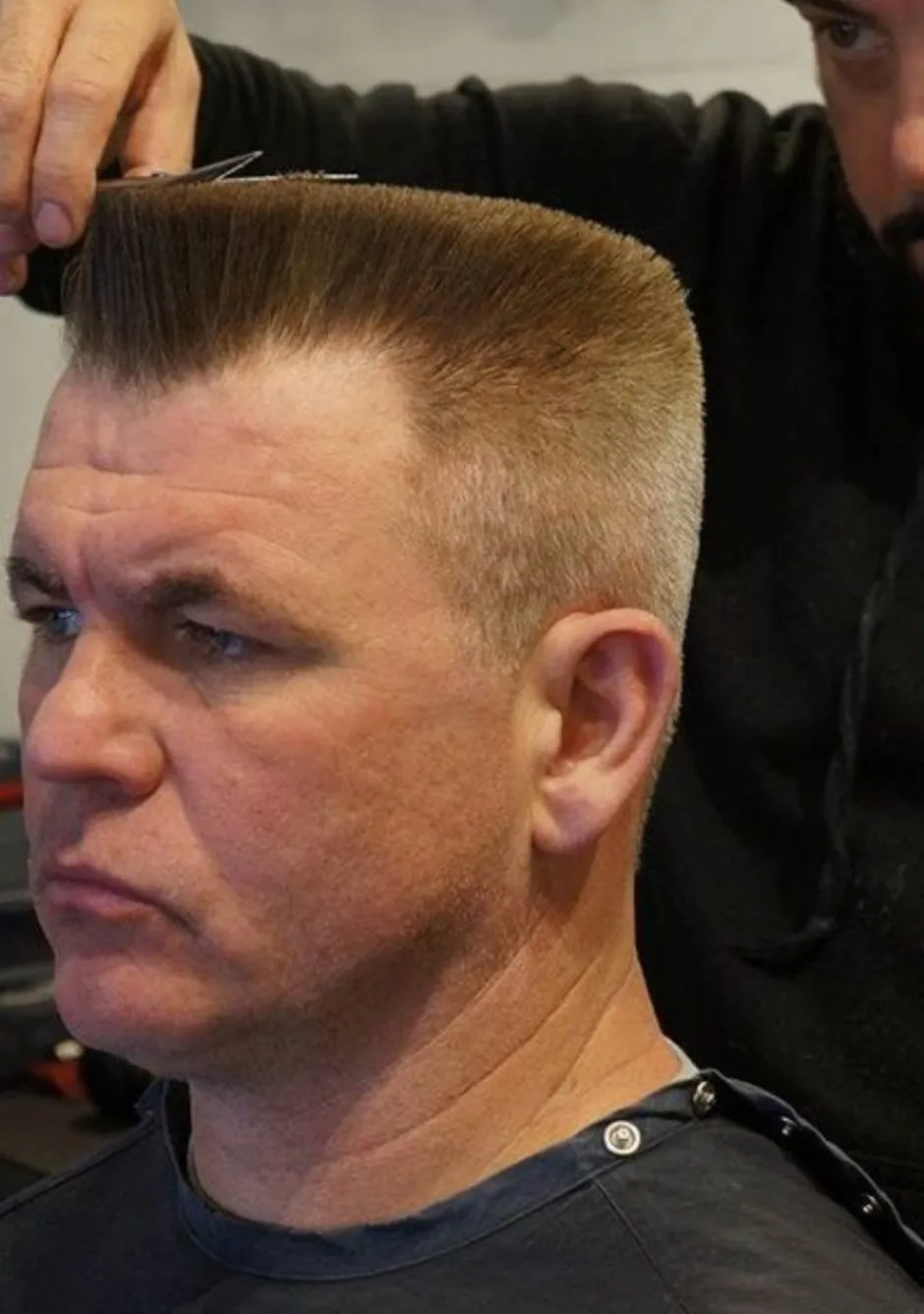 Канадка стрижка flat top