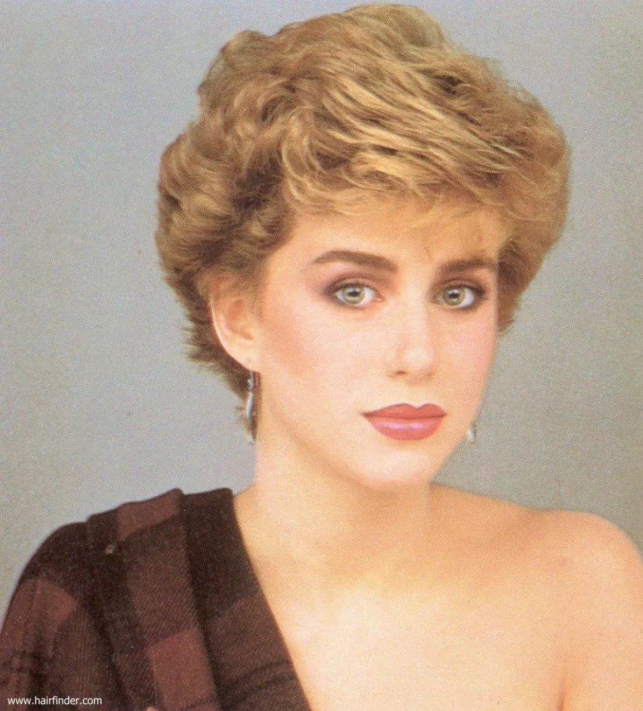 80s hairstyle