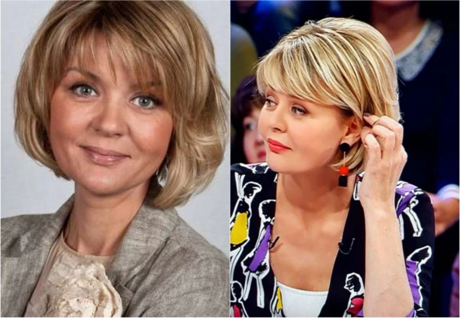 Юлия меньшова стрижки