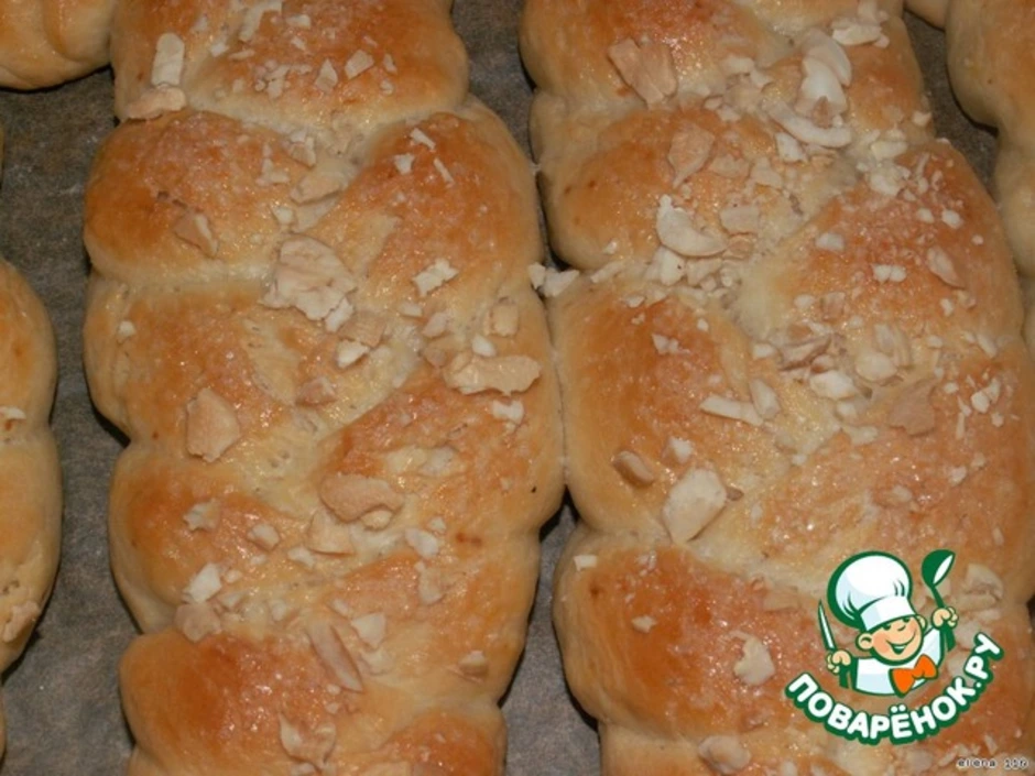 Рогалик с кунжутом