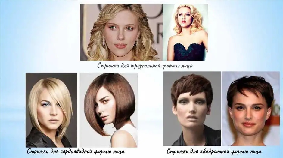 Треугольная форма лица