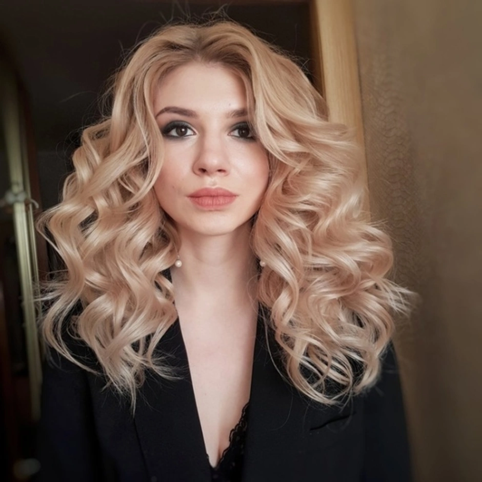Укладки локоны