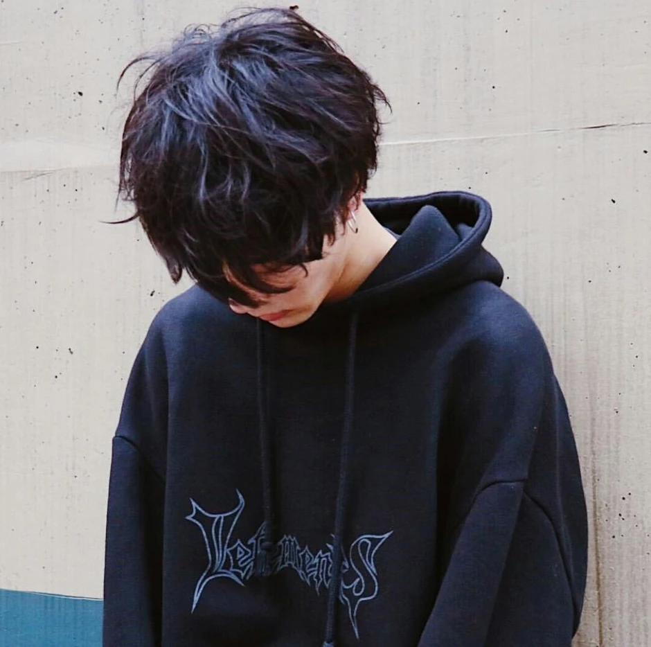 Korean boys black hair