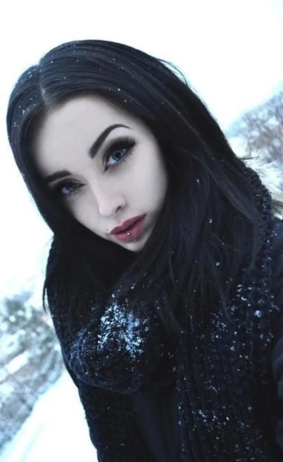 Черные волосы