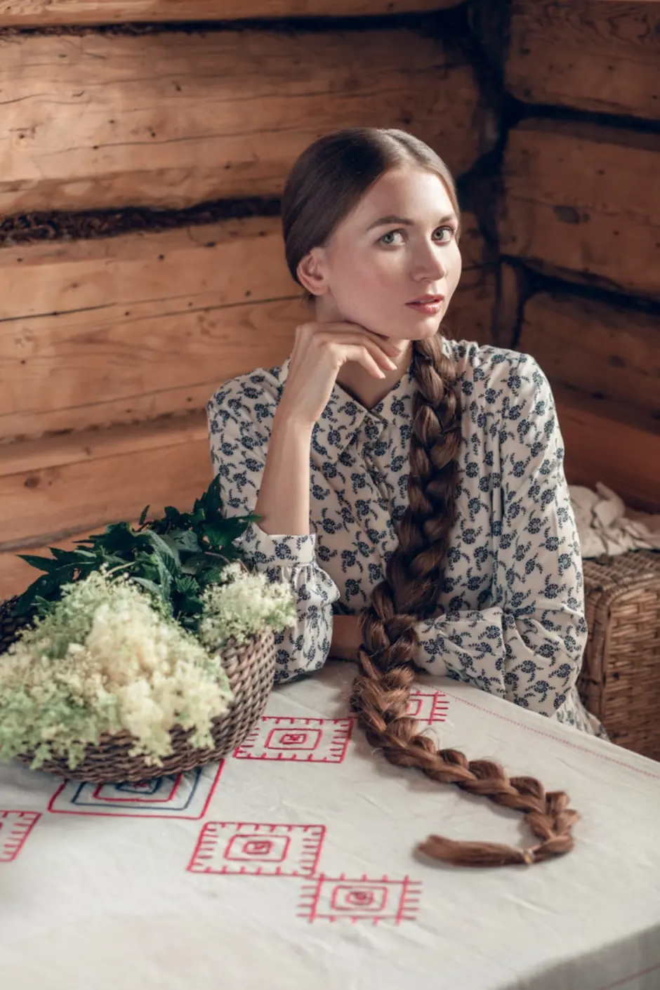 Русские косы прически