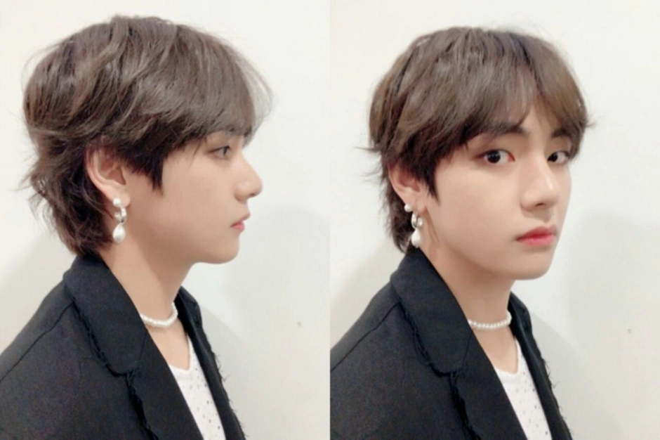 Серьги ким тэхен bts