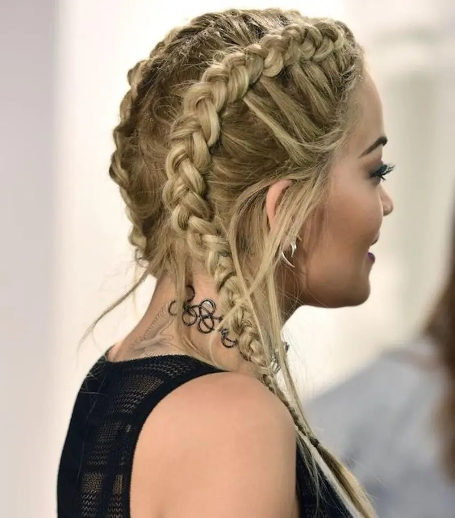 Французские косички boxer-braids
