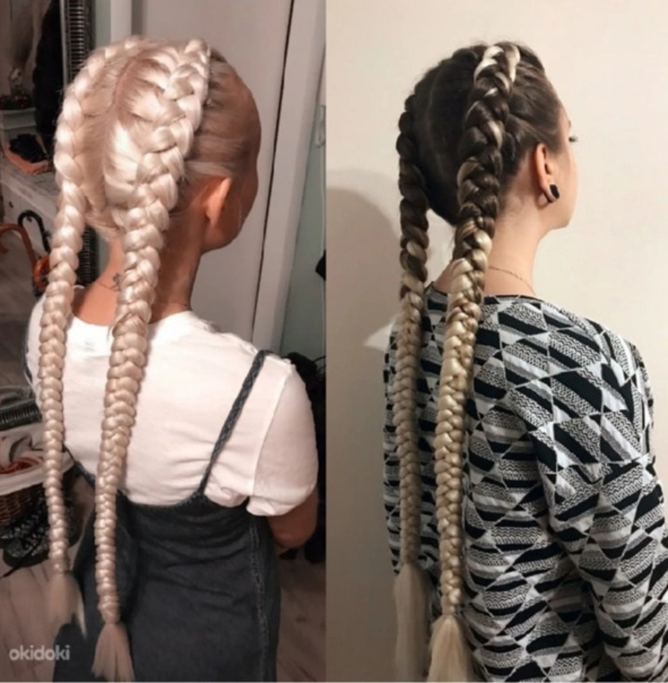 Косички с канекалоном