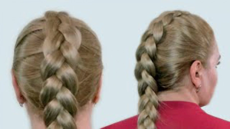 Колосок из 2 прядей