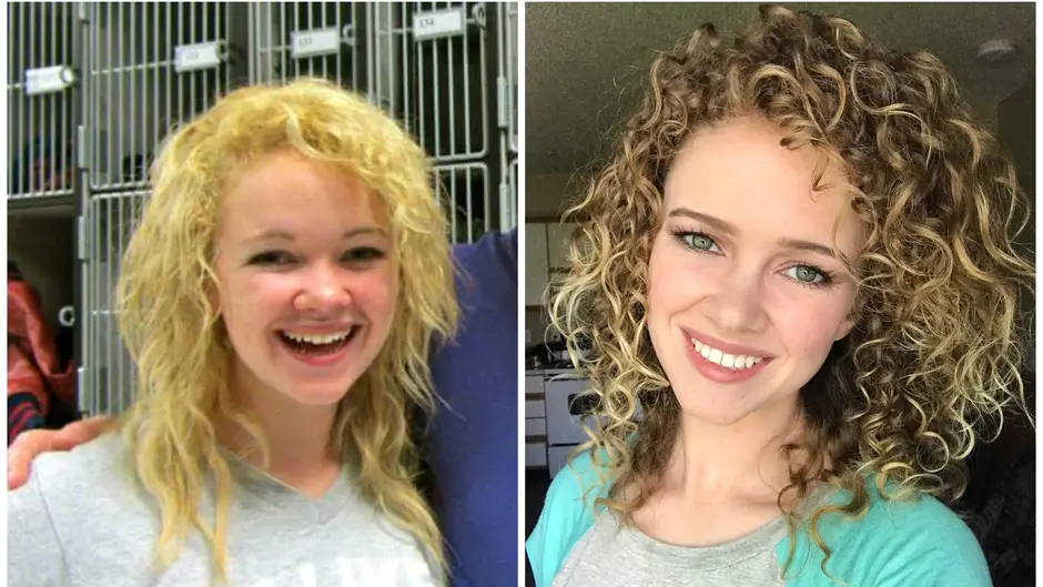 Curly hair