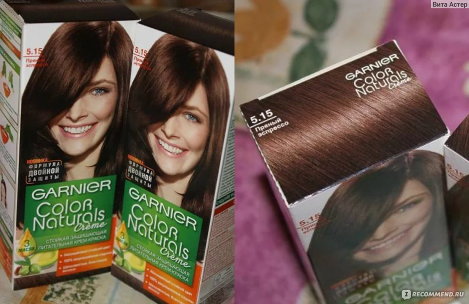Garnier color naturals 5.15 \"шоколад\".
