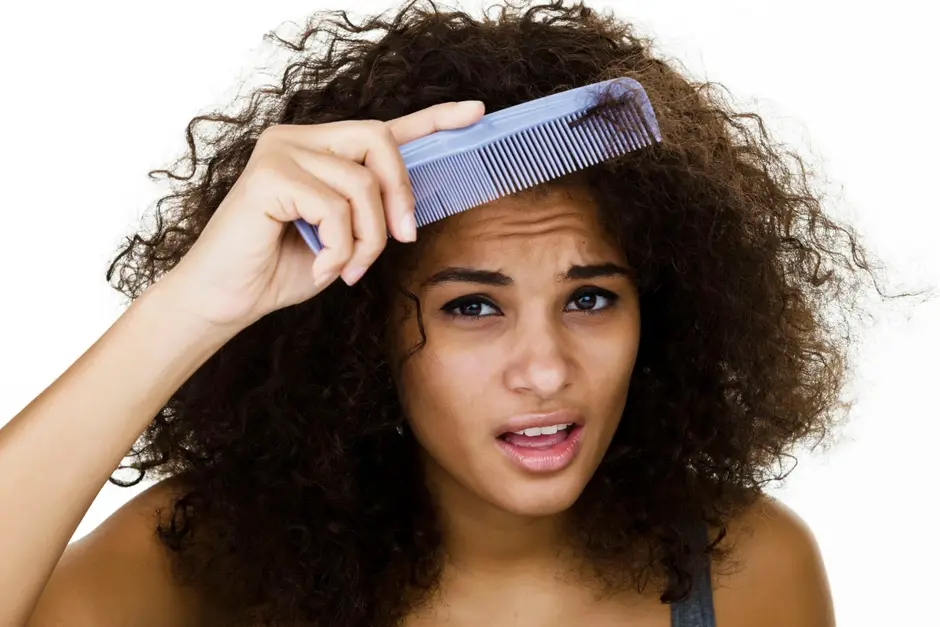 Curly hair routine