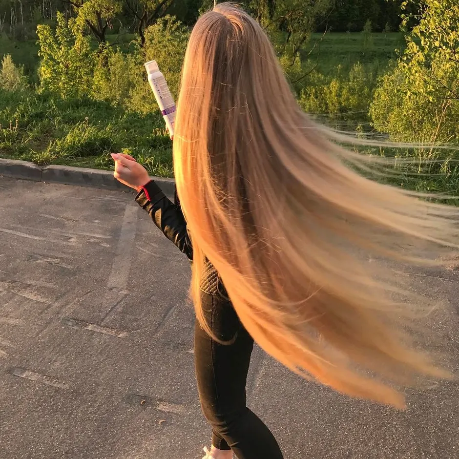 Длинные волосы красивые