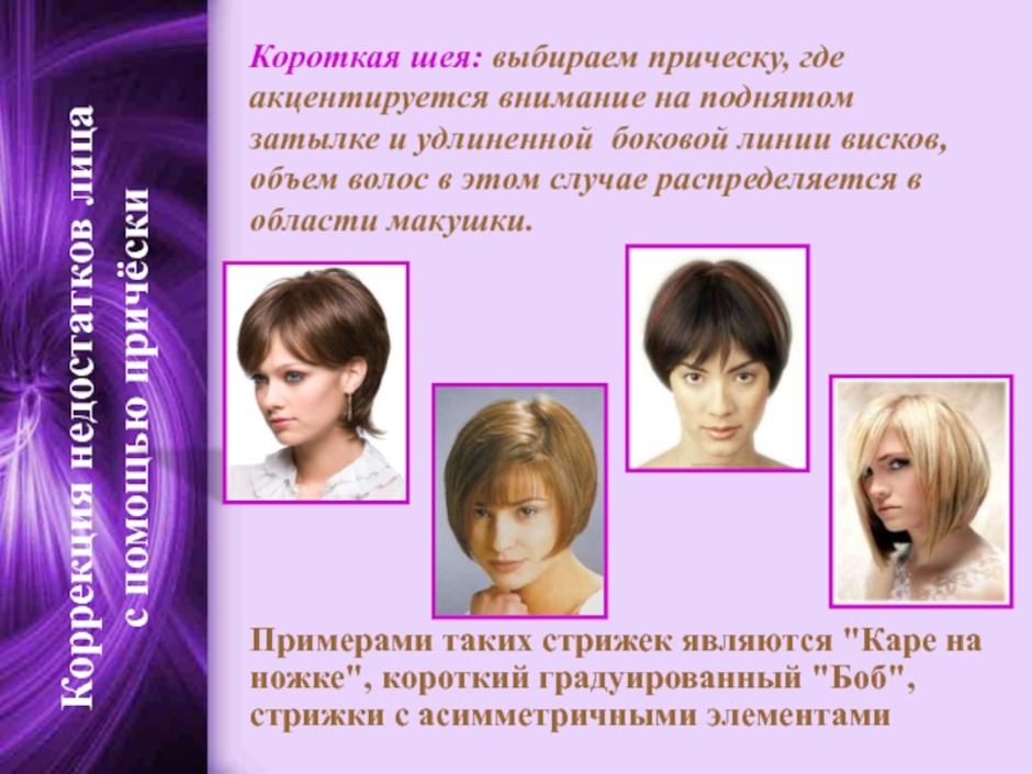 Формы стрижек