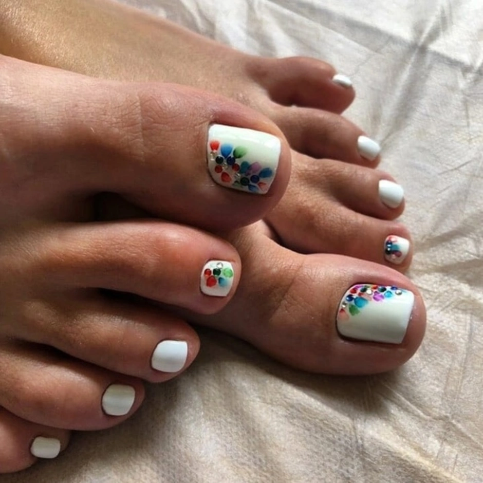 Педикюр модный
