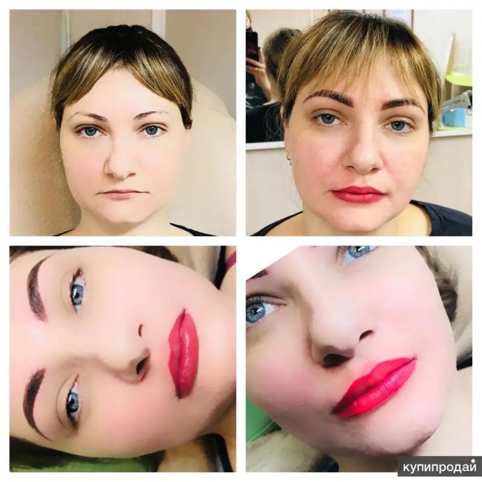 Заживление перманентного макияжа