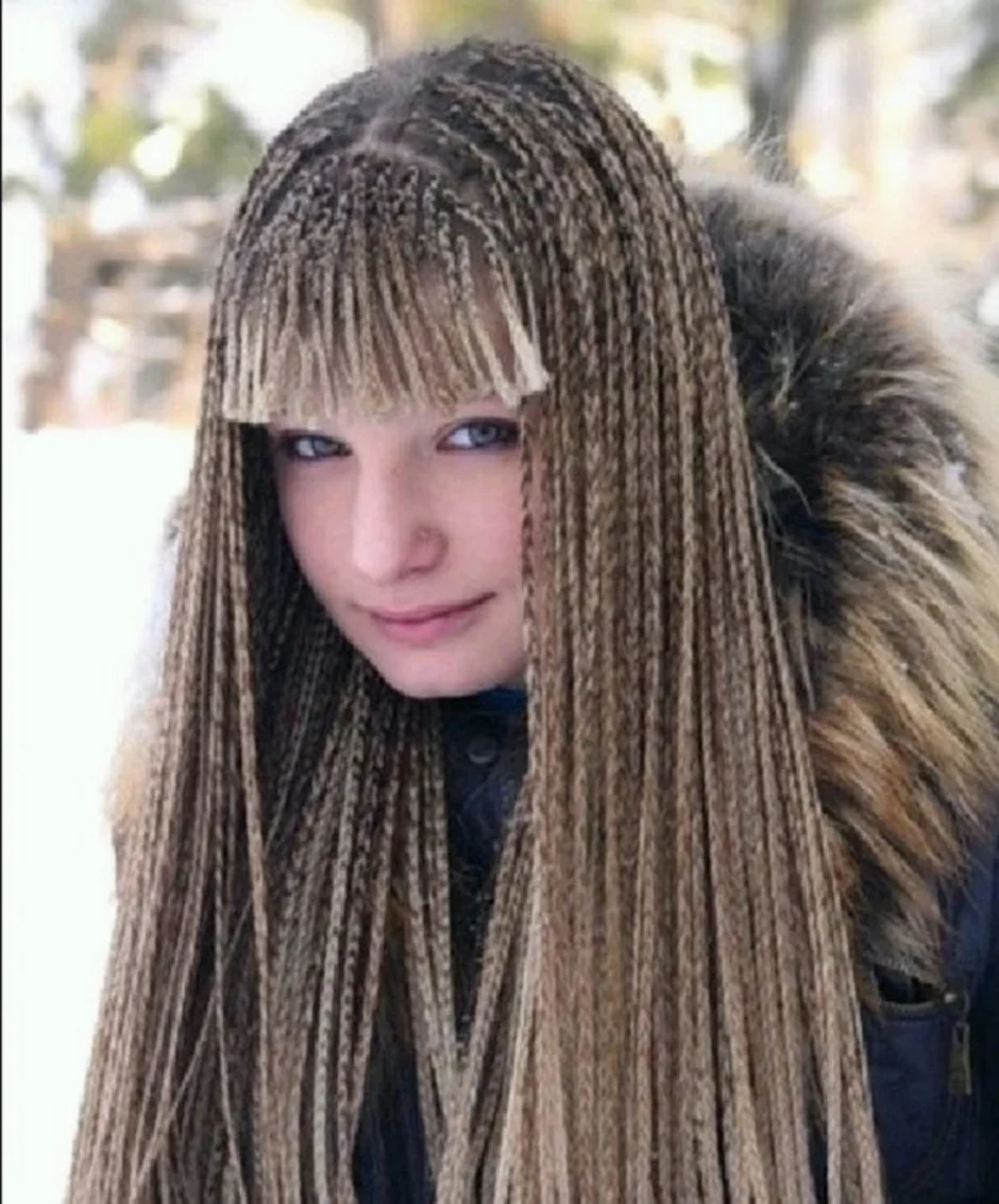 Косички с канекалоном зизи