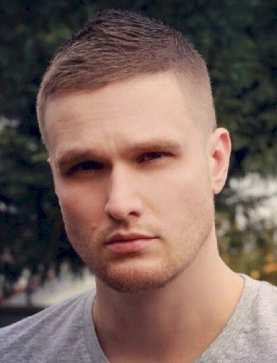 Причёски полубокс мужские короткие