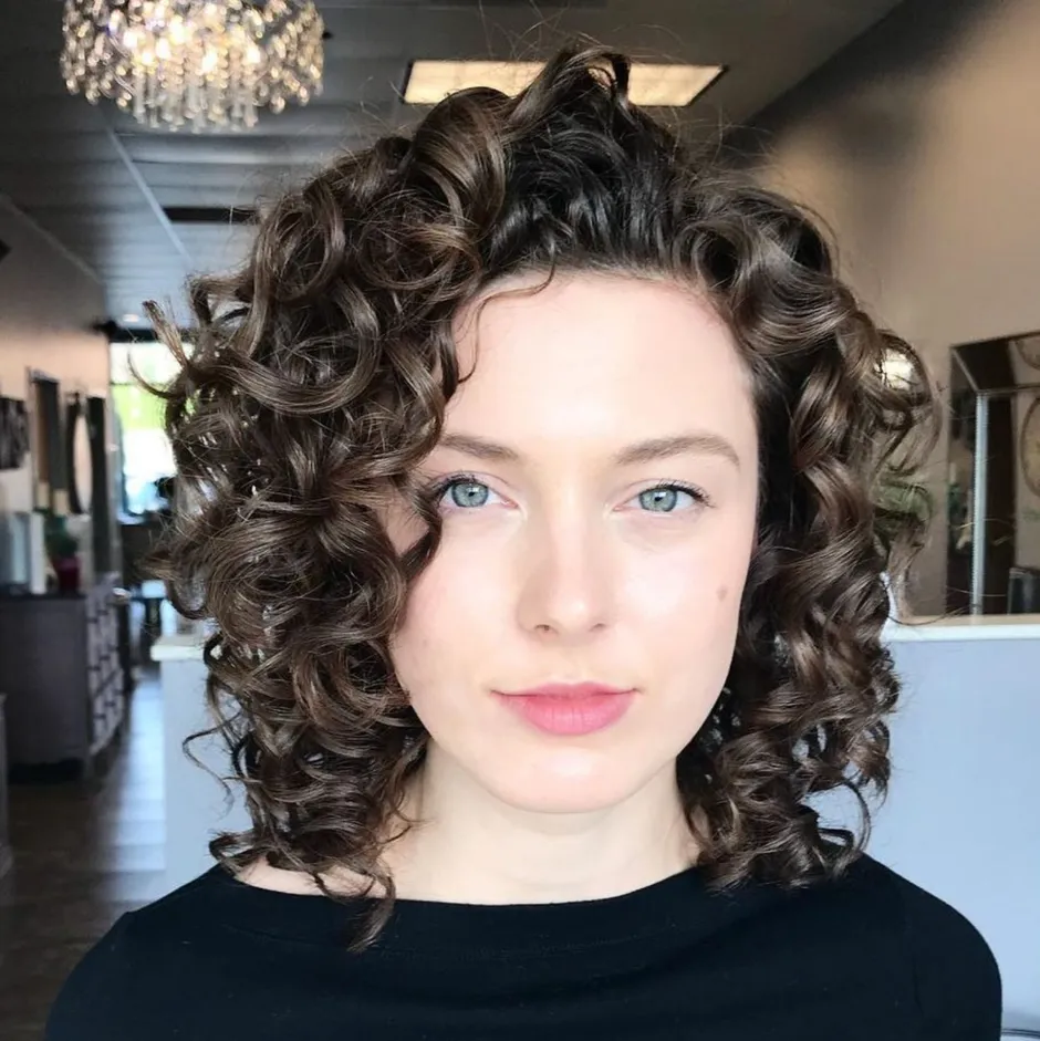 Локоны на короткий волос