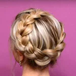 Косички спереди фото