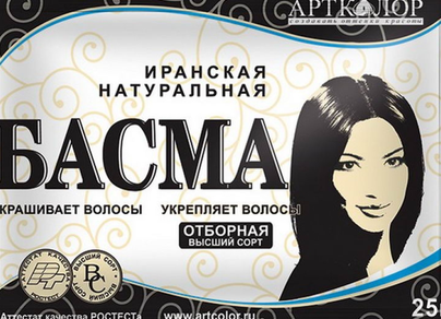 Басма краска для волос фото