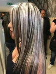 Мелирование На Черных Волосах Фото