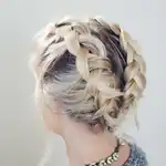 Укладка С Косой Фото