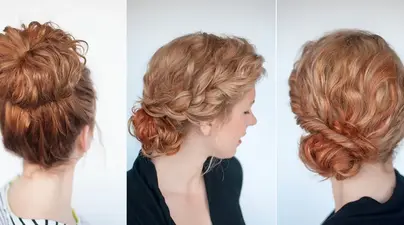Прическа на каждый день фото