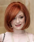 Каре С Челкой Рыжие Волосы Фото