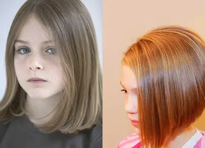 Стрижка девочке 10 лет средняя длина фото
