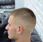 Стрижка 1 см мужская фото