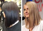 Фото стрижки каре на удлинение